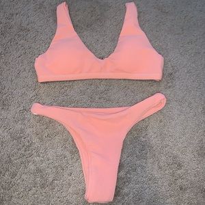 Pink (coral) Bikini Set